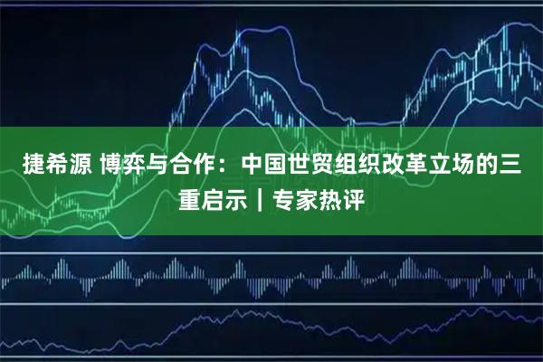 捷希源 博弈与合作：中国世贸组织改革立场的三重启示｜专家热评