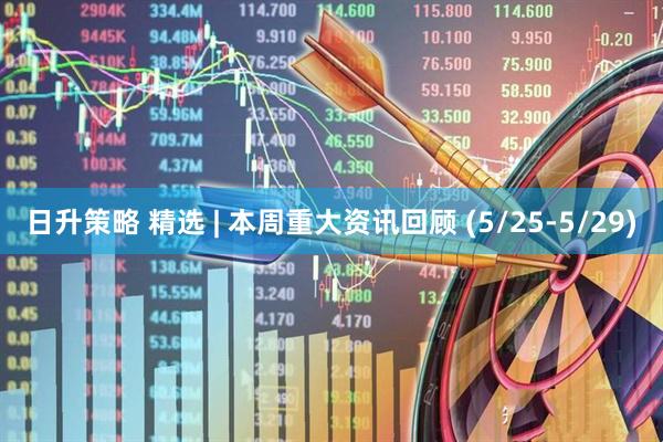 日升策略 精选 | 本周重大资讯回顾 (5/25-5/29)