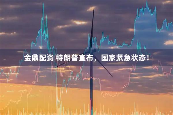 金鼎配资 特朗普宣布，国家紧急状态！